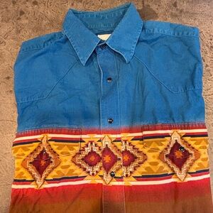 Vintage Wrangler Western Snap Shirt